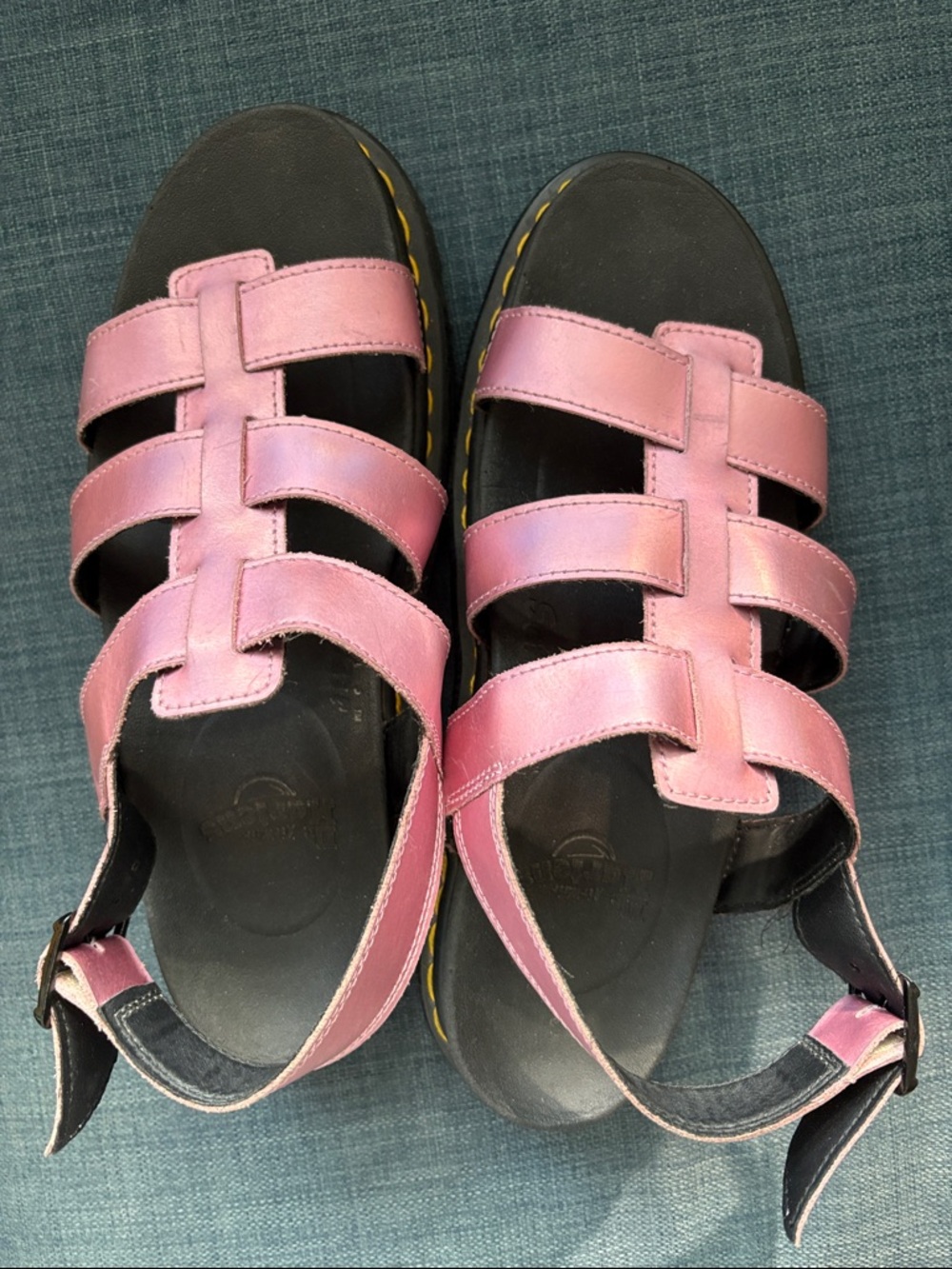 Doc Martens Yelena Women’s 9 US/UK 7 Pink Iridescent Good Condition